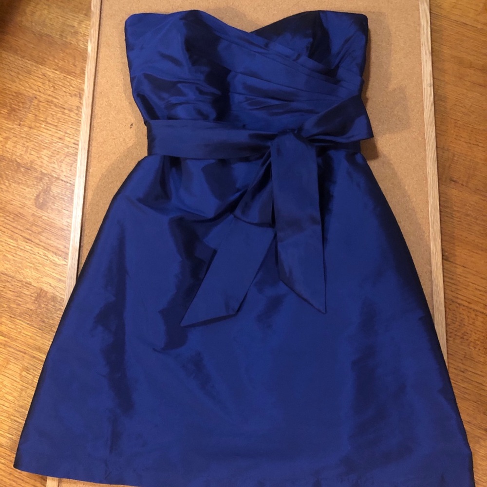 Alfred Sung Strapless Cocktail Dress